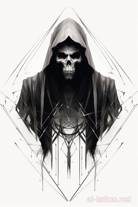 AI Grim Reaper Tattoo Ideas 10